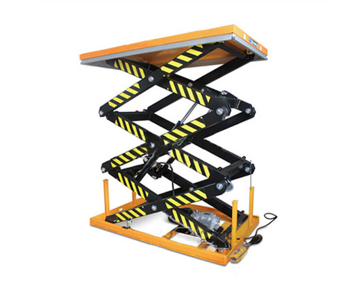 Three scissors lift table platform BLX-C